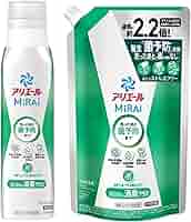 アリエールミライ(MiRAi)洗浄プラス 詰め替え用640g 本体 Amazon.co.jp: アリエール MiRAi 洗濯洗剤 濃縮 漂白剤級の洗浄